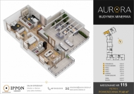 Apartament nr 115 z tarasem